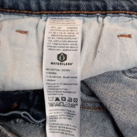 Signature By Levi Strauss W36 L32 Mens Athletic Jeans Medium Wash Blue Denim - Picture 14 of 15